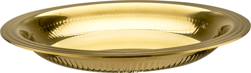 Ypamit MO912200 Tri-ly Communion Plate in Brass