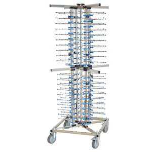 Yapamit X1350 Stainless Steel Dish Trolley