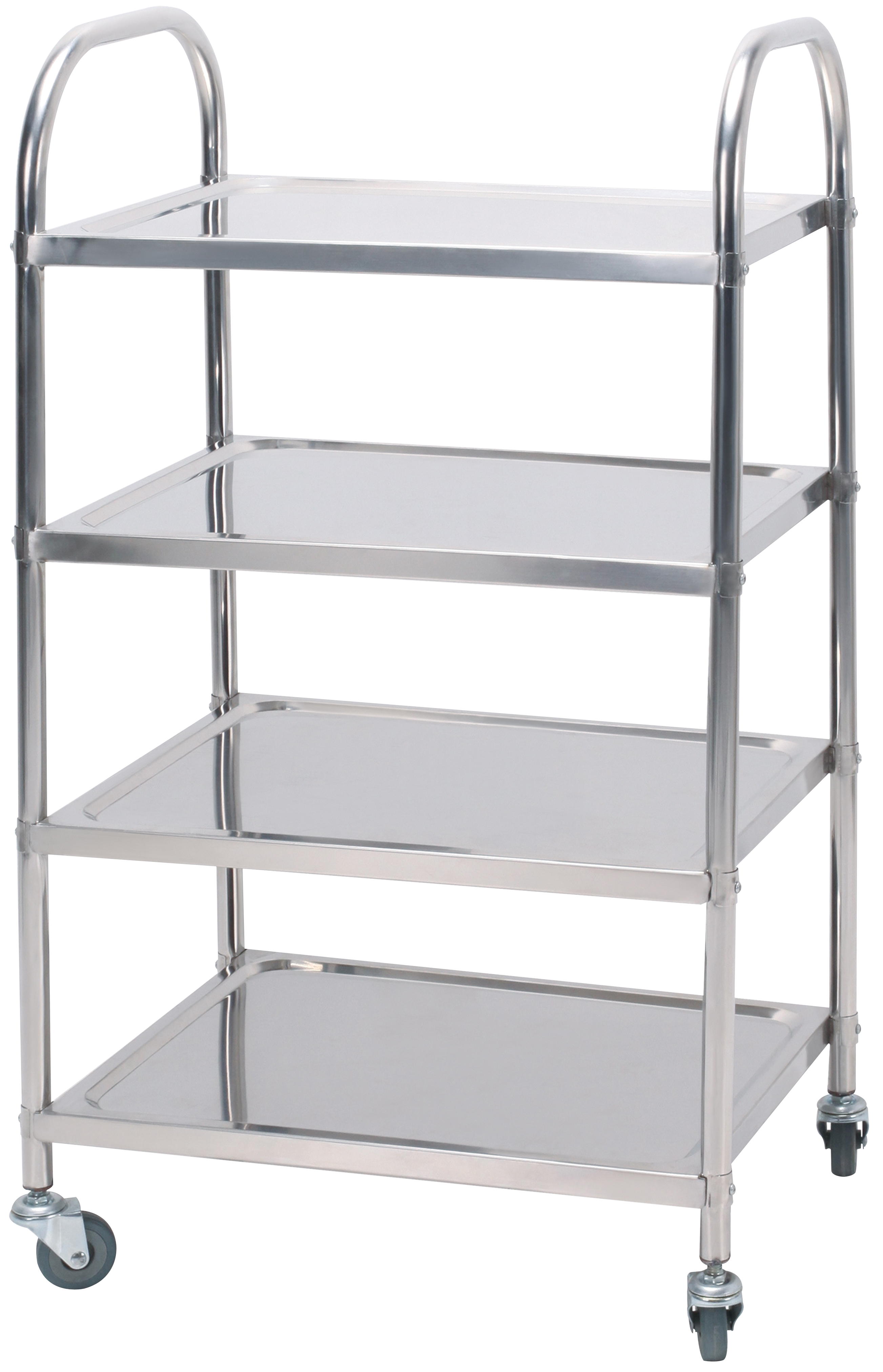 Stainless Steel Three-layers Dining Cart II( Square Tube)