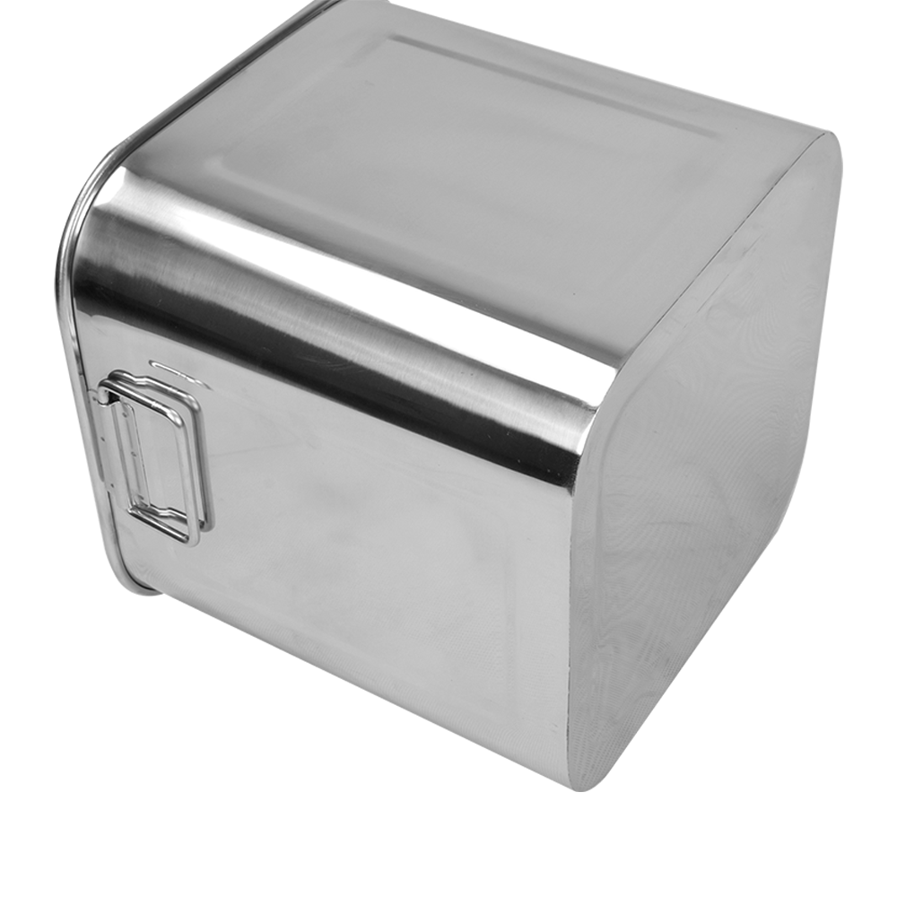 Yapamit X3001 Satin Polishing Soup Stainless Steel Square Stock Pot Barrel