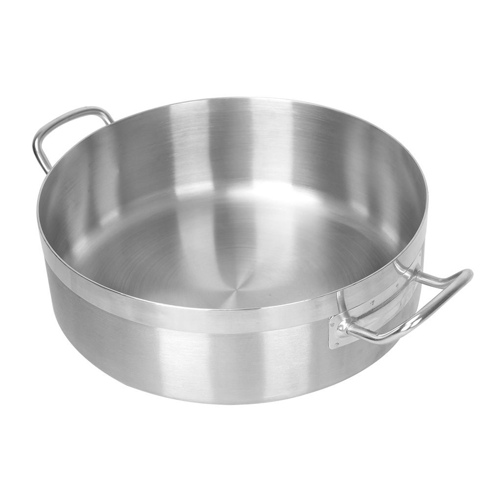 Yapamit X3054 04 Style Short Body Stainless Steel Sauce Pot With Compound Bottom