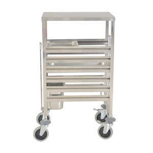 Yapamit X1309 Stainless Steel Single-Line GN Pan Trolley