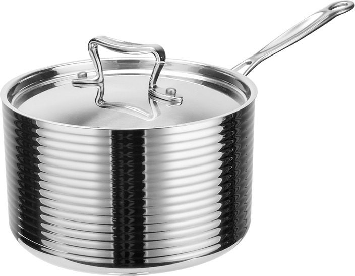 Yapamit C0410020 TRI-PLY Stainless Steel Tall Body Stripes Cookware