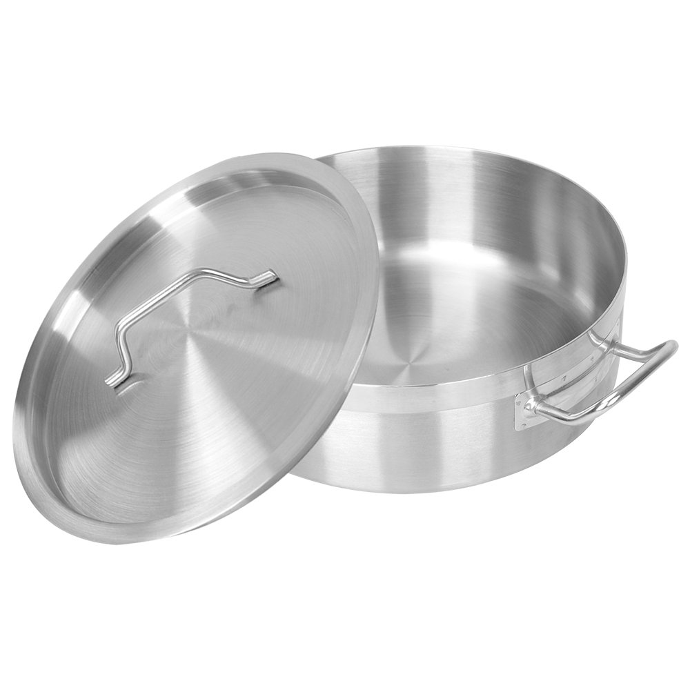 Yapamit X3054 04 Style Short Body Stainless Steel Sauce Pot With Compound Bottom