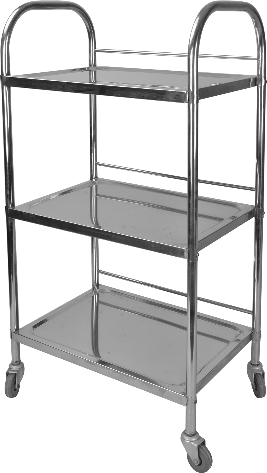 Stainless Steel Three-layers Dining Cart II( Square Tube)